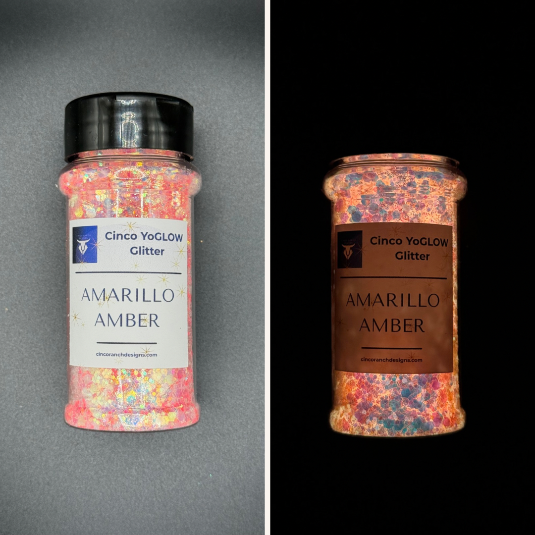 Amarillo Amber Glitter