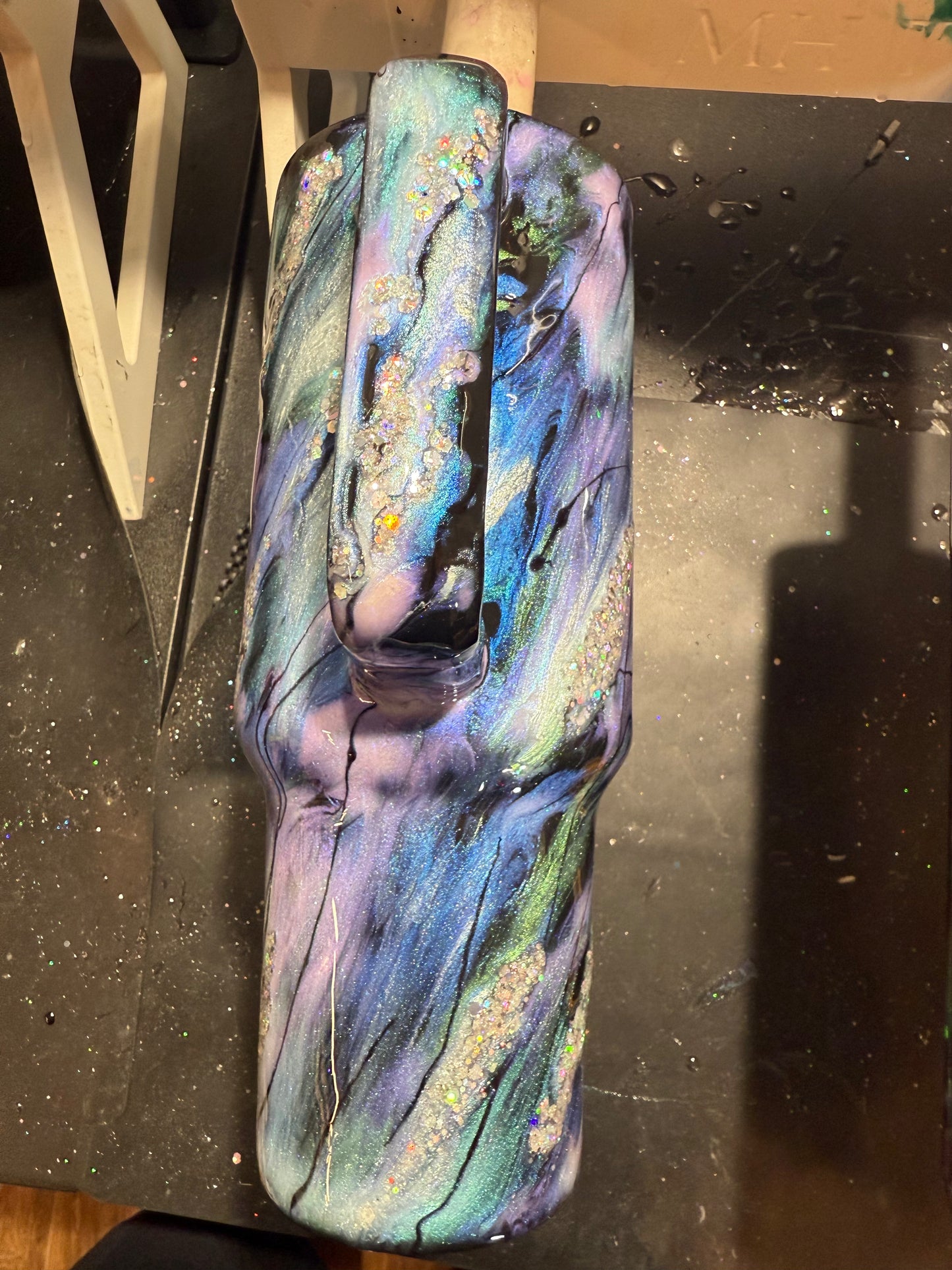 40oz Abalone Graffiti Tumbler