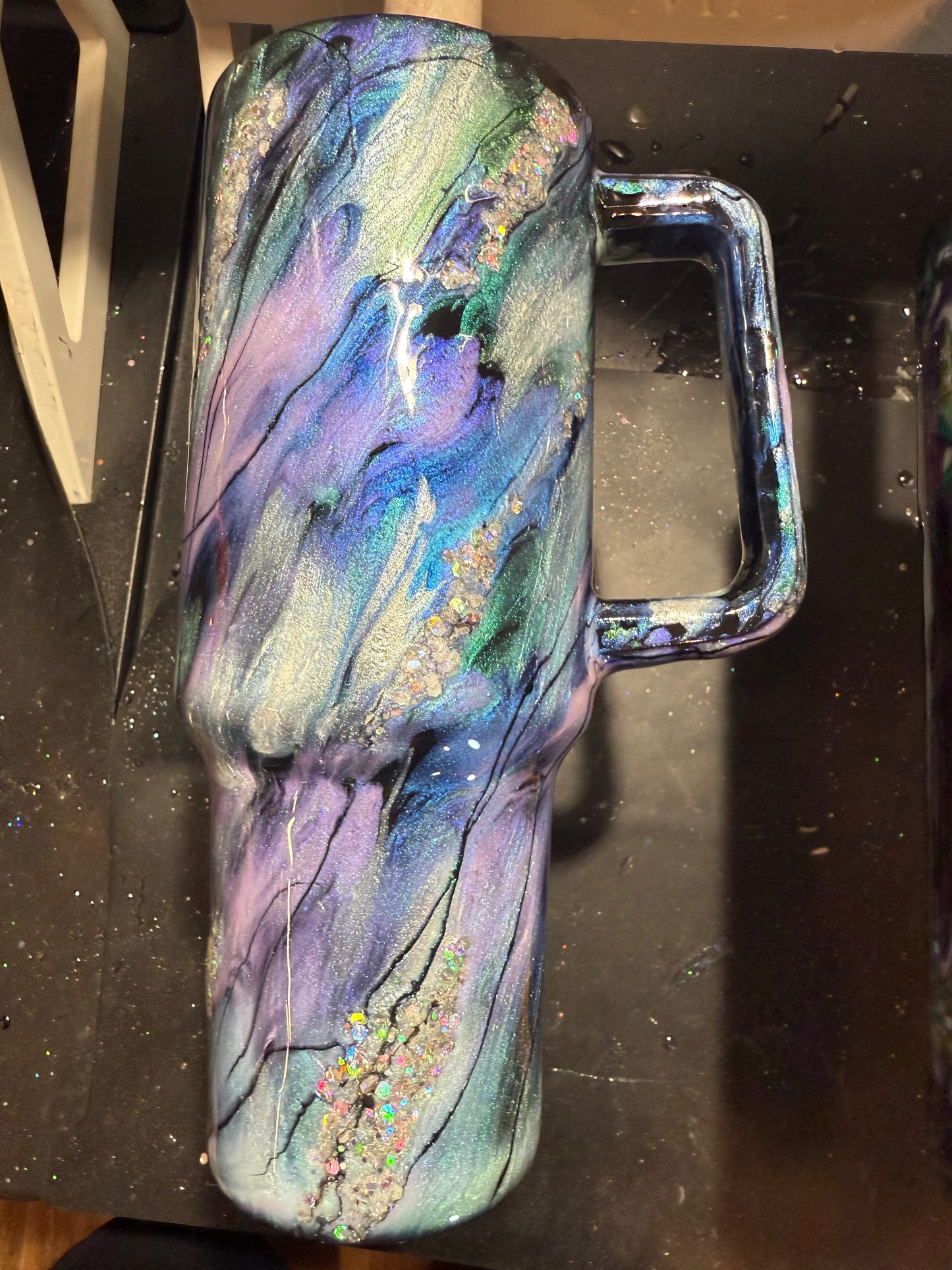 40oz Abalone Graffiti Tumbler