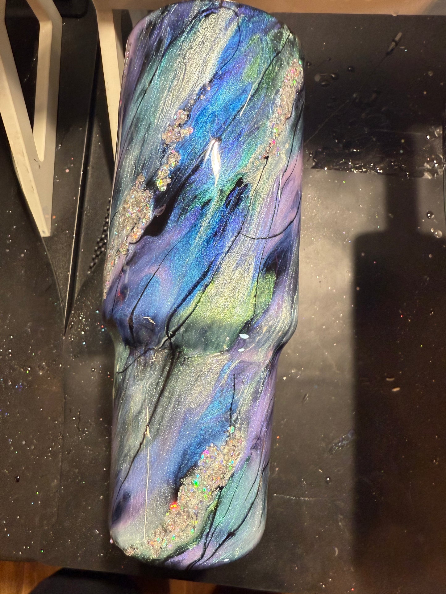 40oz Abalone Graffiti Tumbler