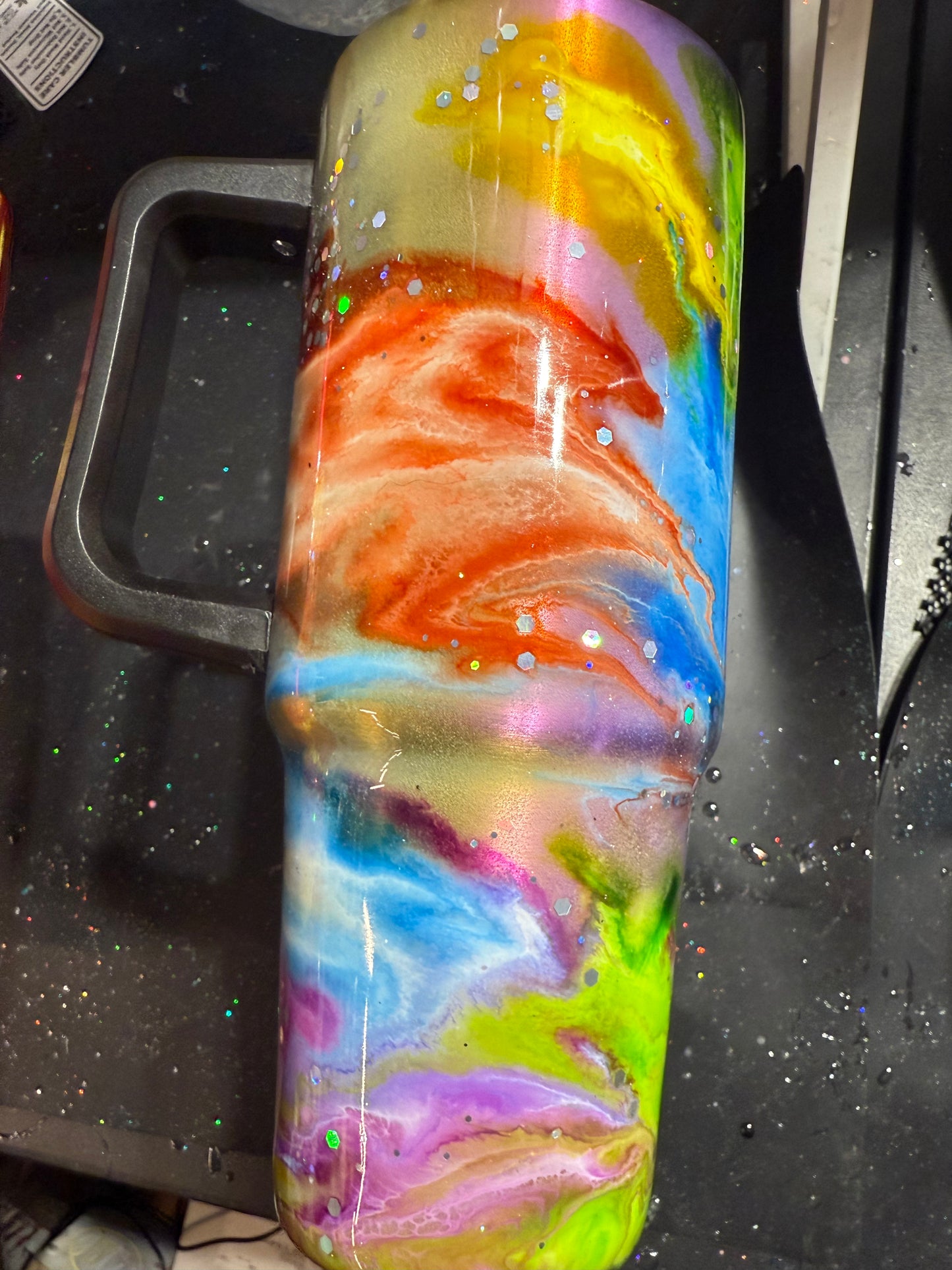 30oz Handle Glow Tumbler