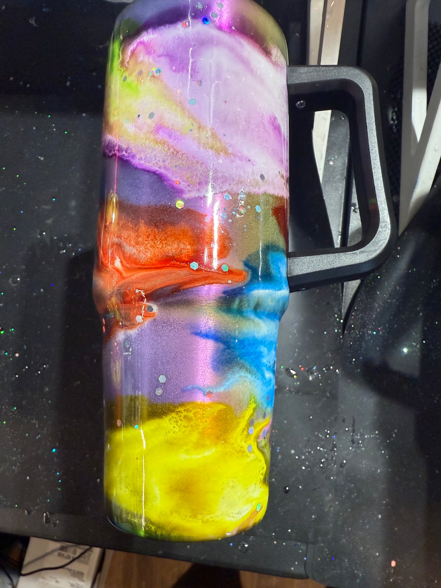 30oz Handle Glow Tumbler