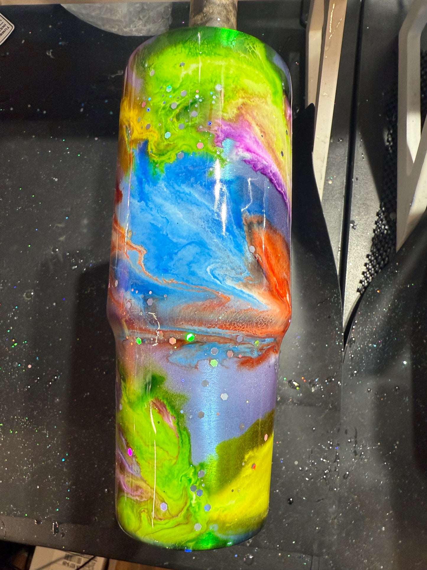 30oz Handle Glow Tumbler