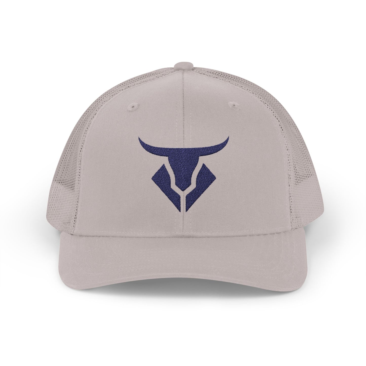 Bull Head Snapback Trucker Cap — Minimalist Ranch & Rodeo Logo Hat
