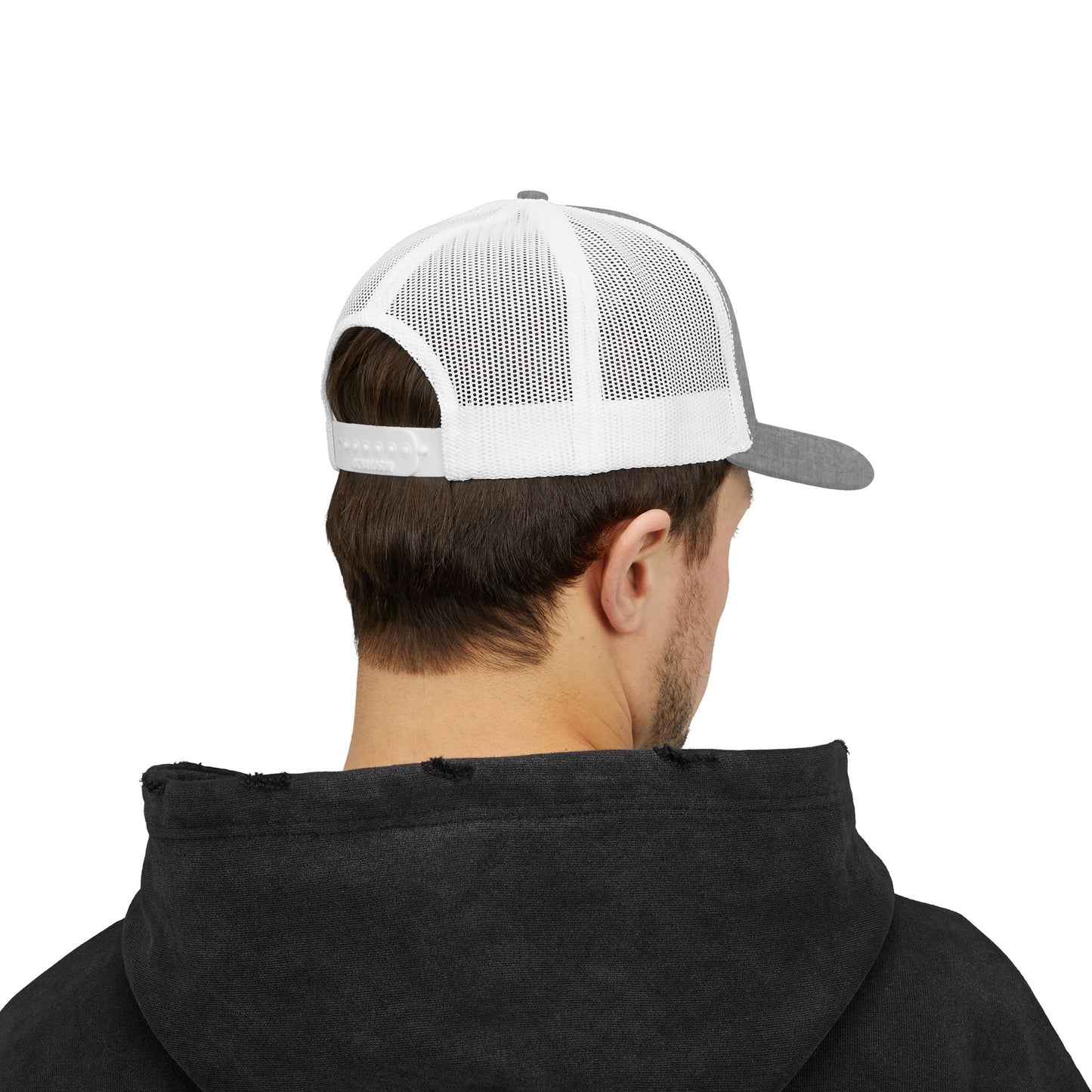 Bull Head Snapback Trucker Cap — Minimalist Ranch & Rodeo Logo Hat
