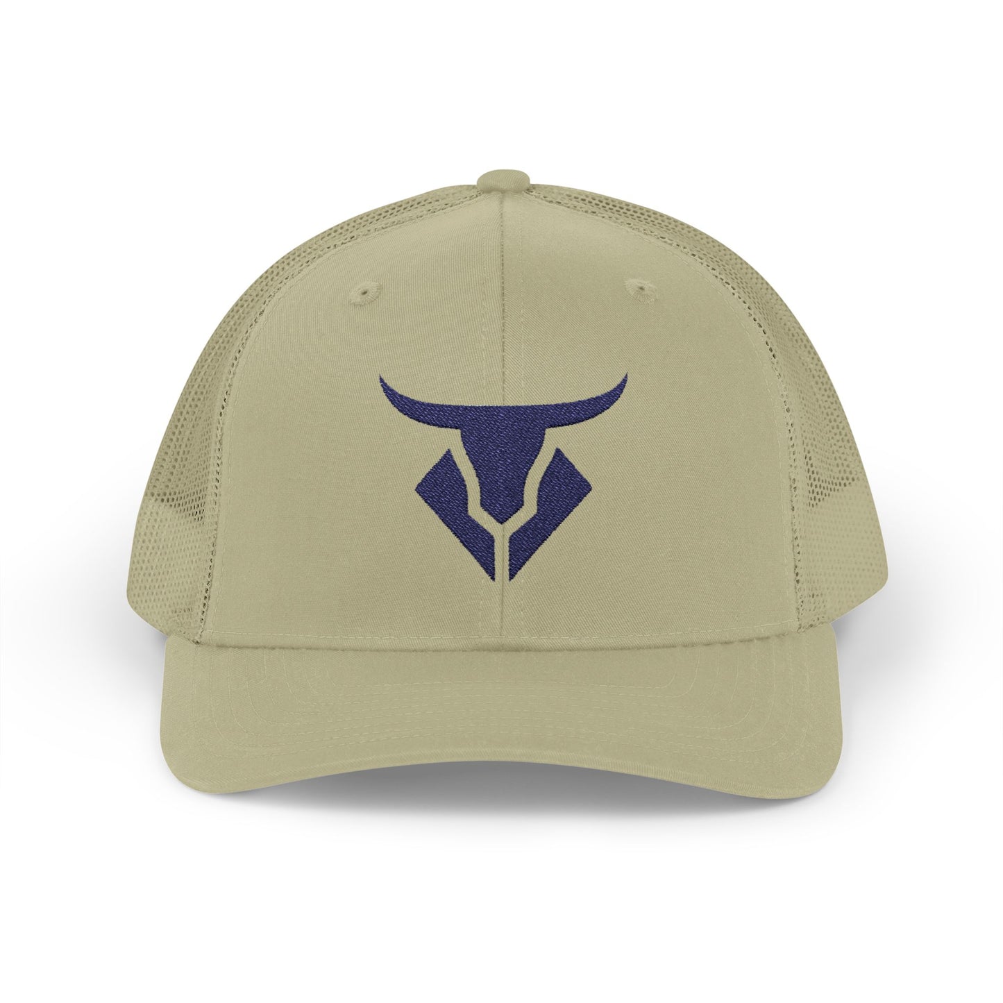 Bull Head Snapback Trucker Cap — Minimalist Ranch & Rodeo Logo Hat