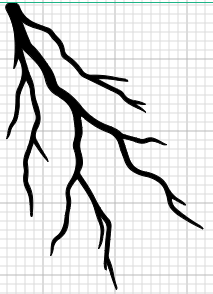 Glow Lightning 4" Vinyl Decal 2