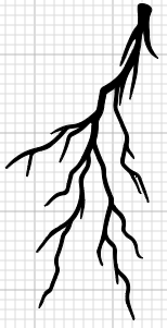 Glow Lightning 4" Vinyl Decal 5