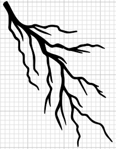 Glow Lightning 4" Vinyl Decal 8