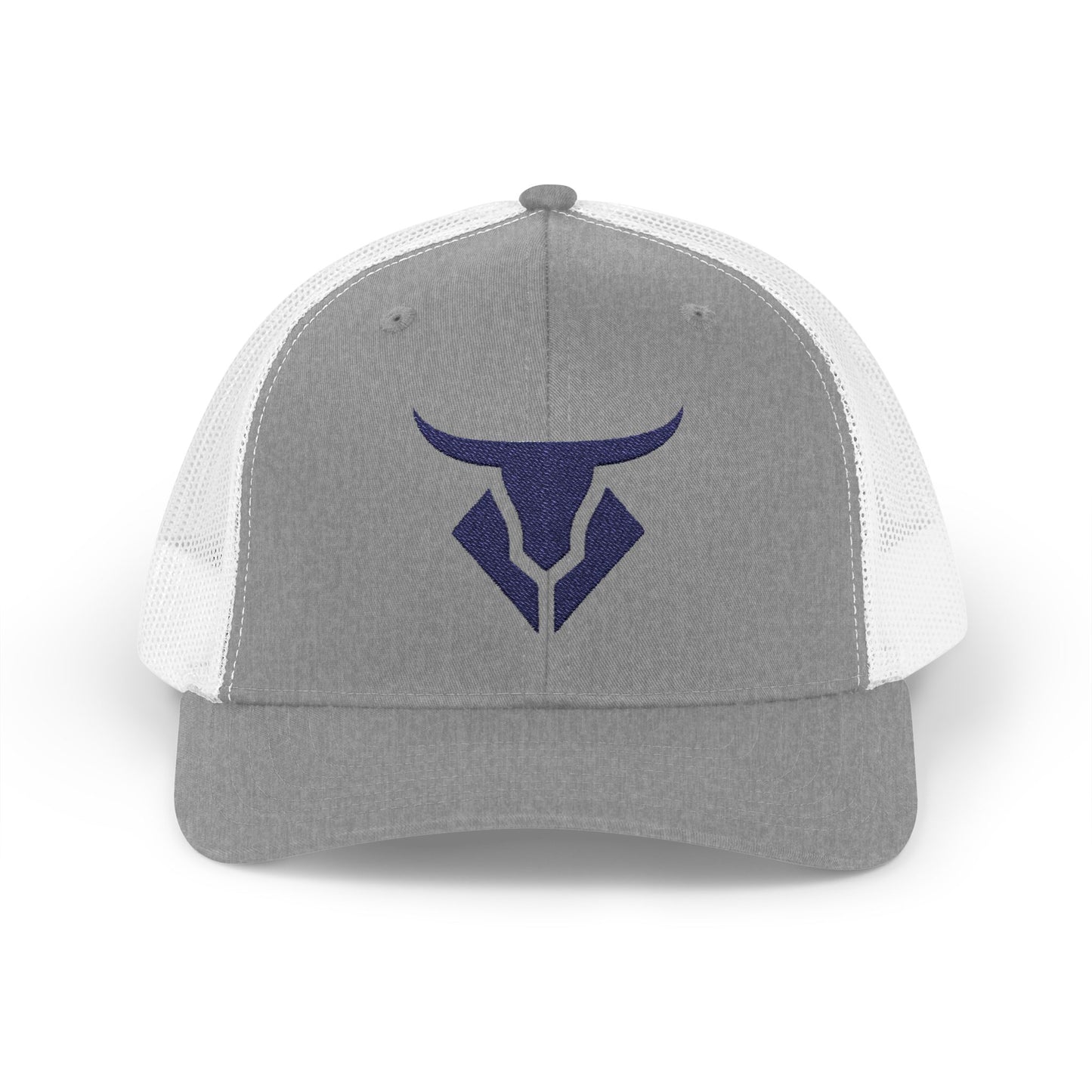 Bull Head Snapback Trucker Cap — Minimalist Ranch & Rodeo Logo Hat