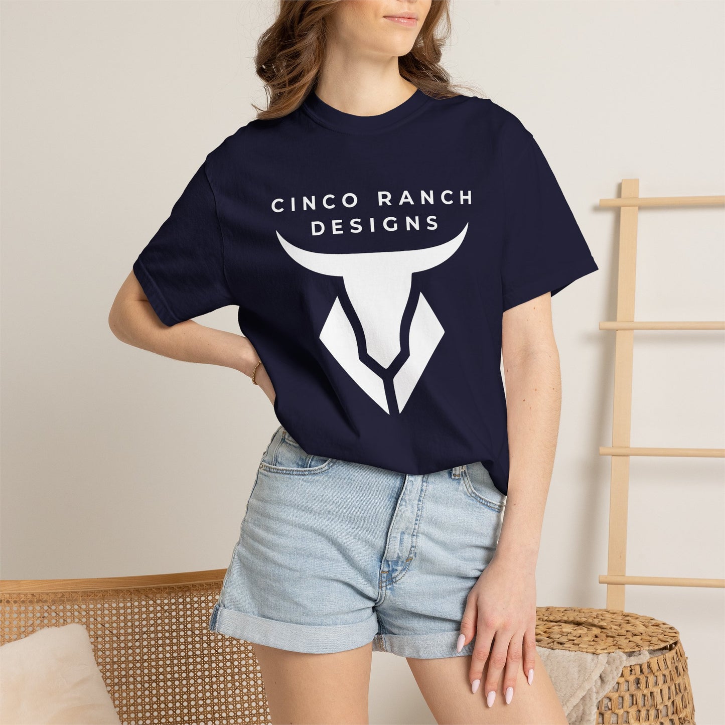Classic White Garment-Dyed T-Shirt