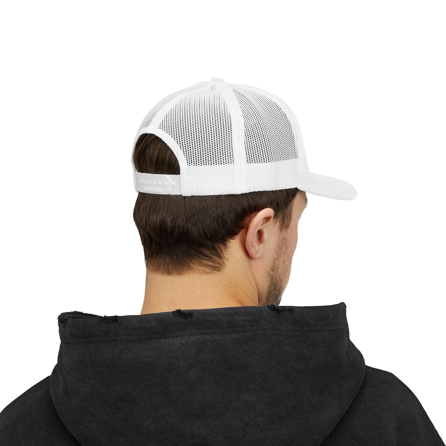 Bull Head Snapback Trucker Cap — Minimalist Ranch & Rodeo Logo Hat