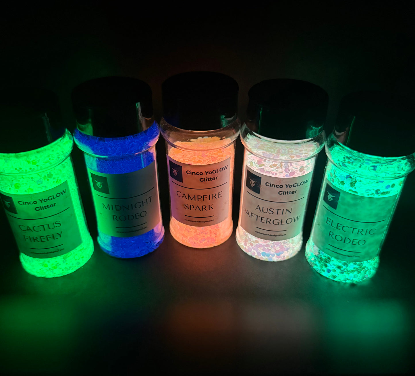 Glow Glitter Bundle 5-pack 1
