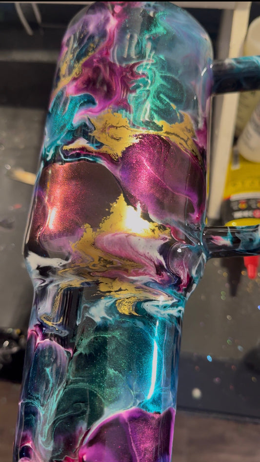 40oz Handle Glow Tumbler