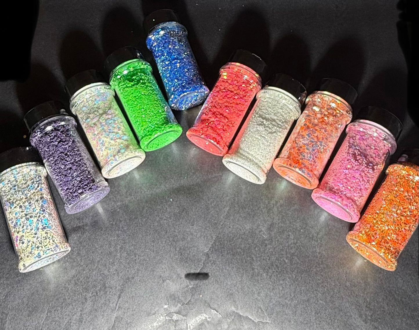 10 Bottle Glow Glitter Bundle