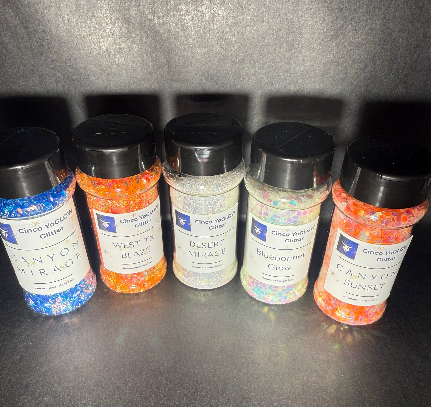Glow Glitter Bundle 5-pack 2