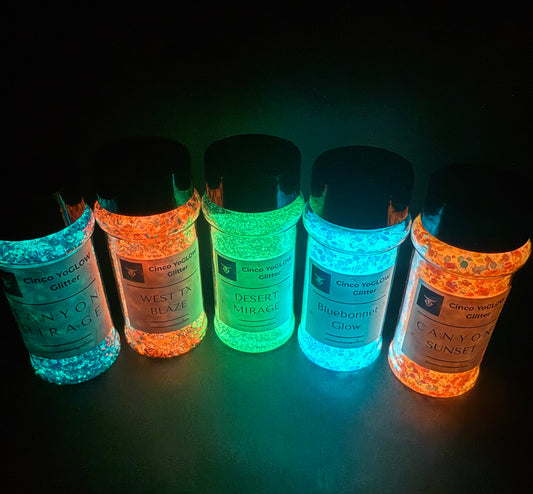 Glow Glitter Bundle 5-pack 2