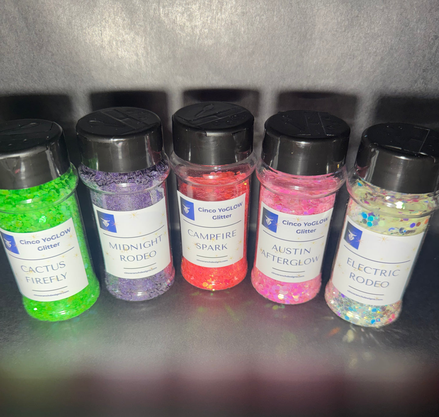 Glow Glitter Bundle 5-pack 1