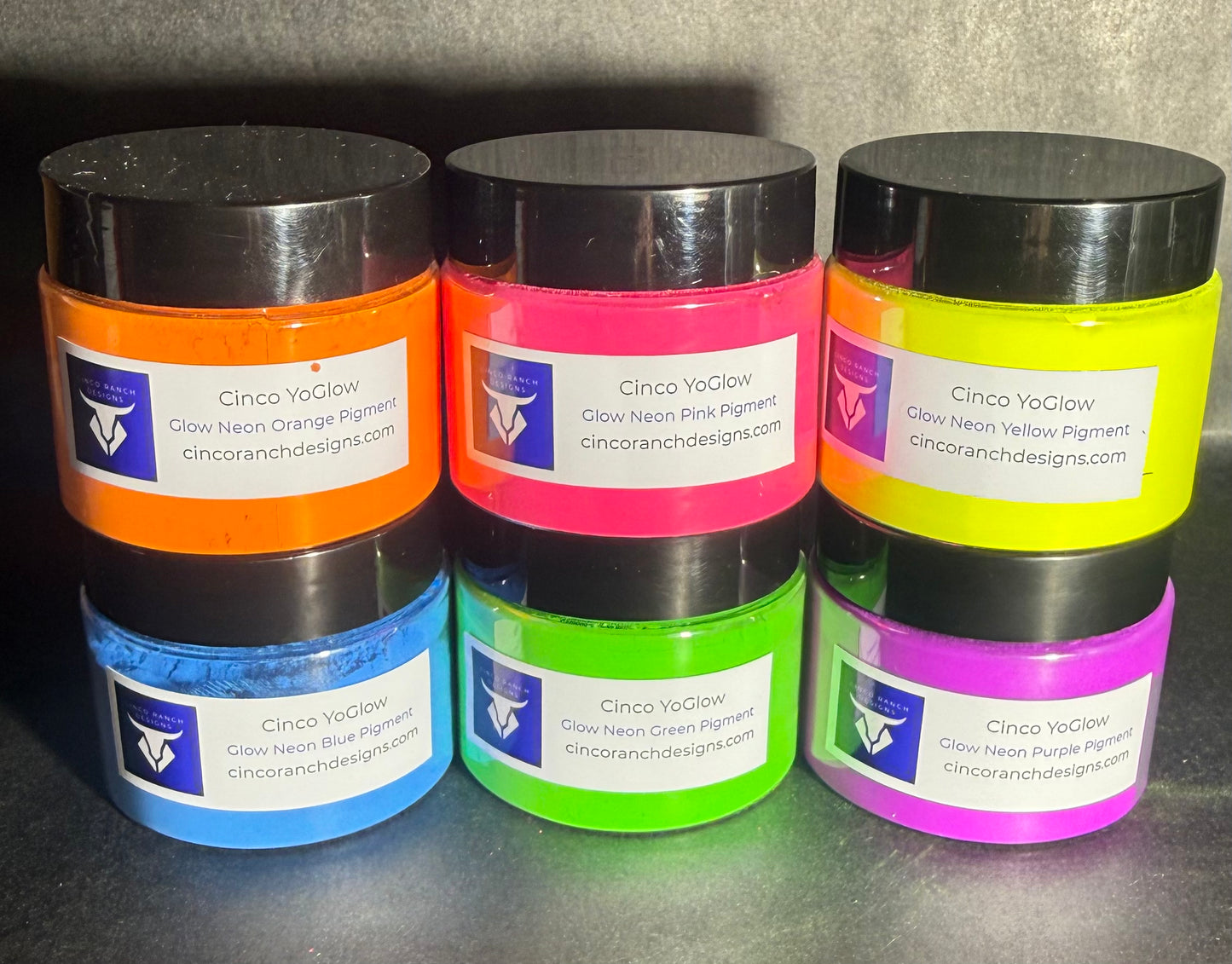 Neon Glow Pigment Powder Bundle