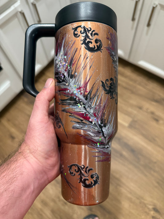 40oz Modern Curve with Screw On Handle