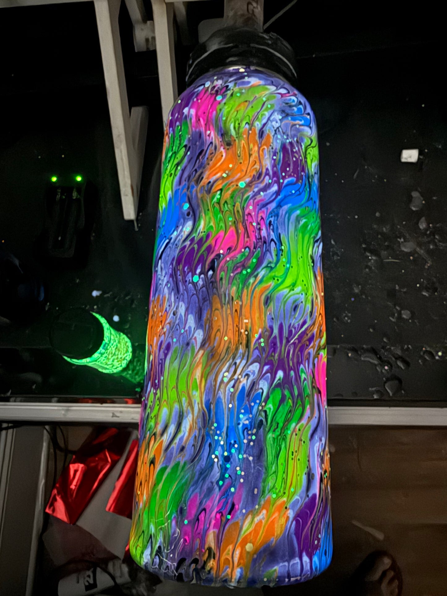 40oz Hydro Duo Glow No Rules Squiggle Drag