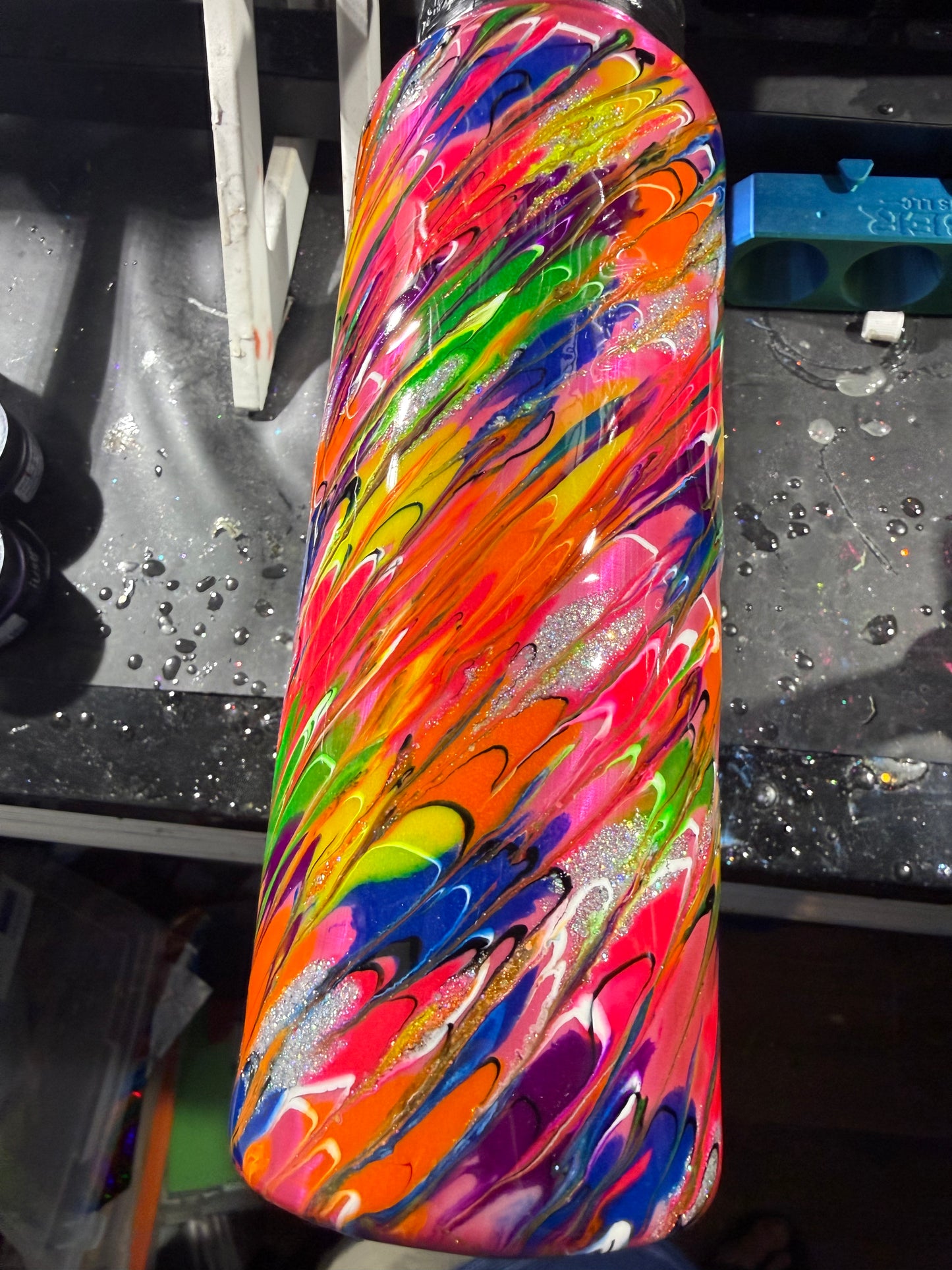 40oz Hydro Duo Glow No Rules Straight Drag