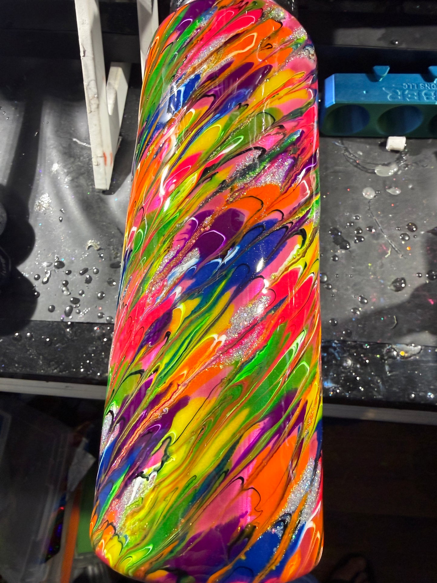 40oz Hydro Duo Glow No Rules Straight Drag
