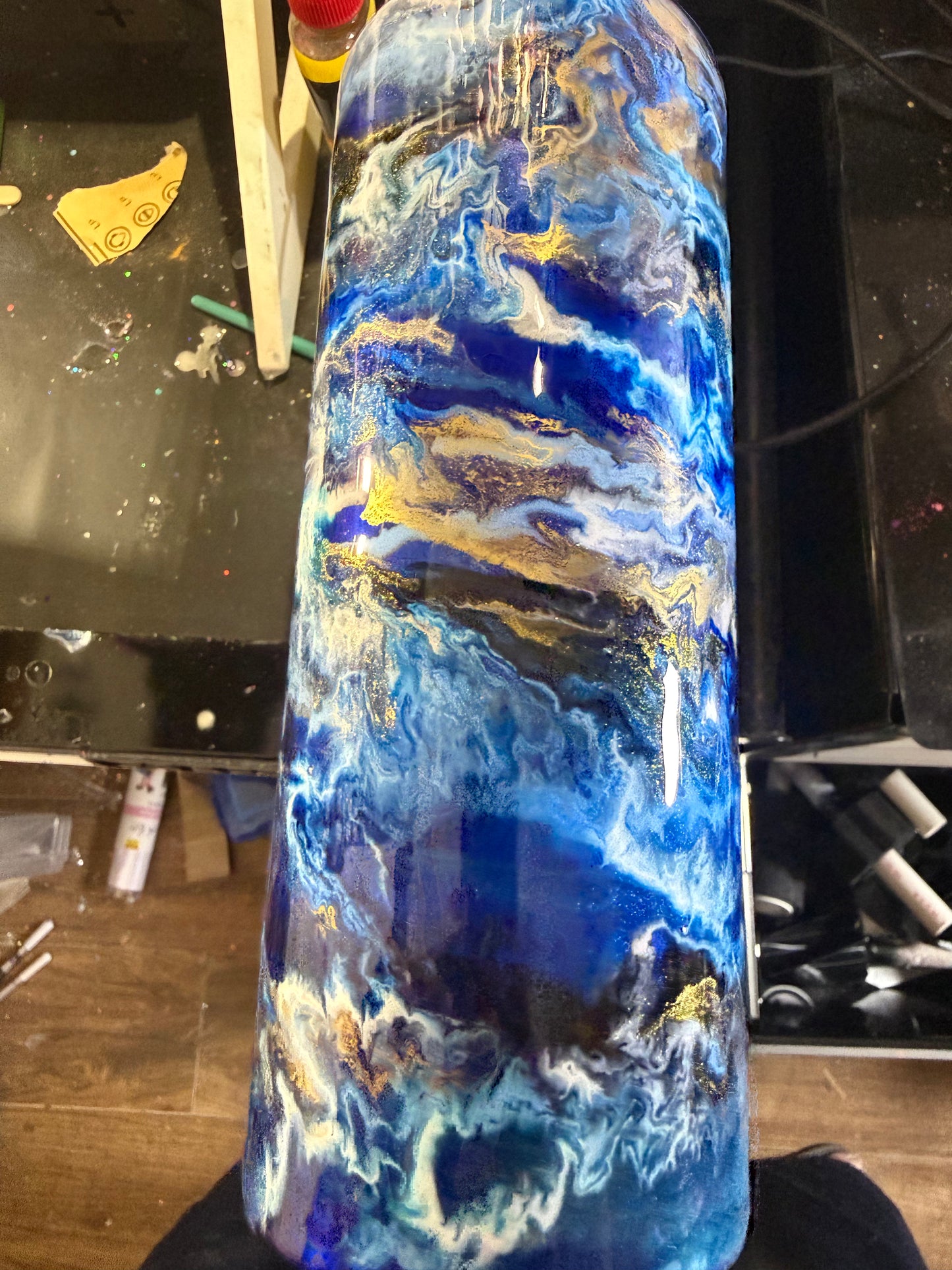 40oz Hydro Duo Blue Glow