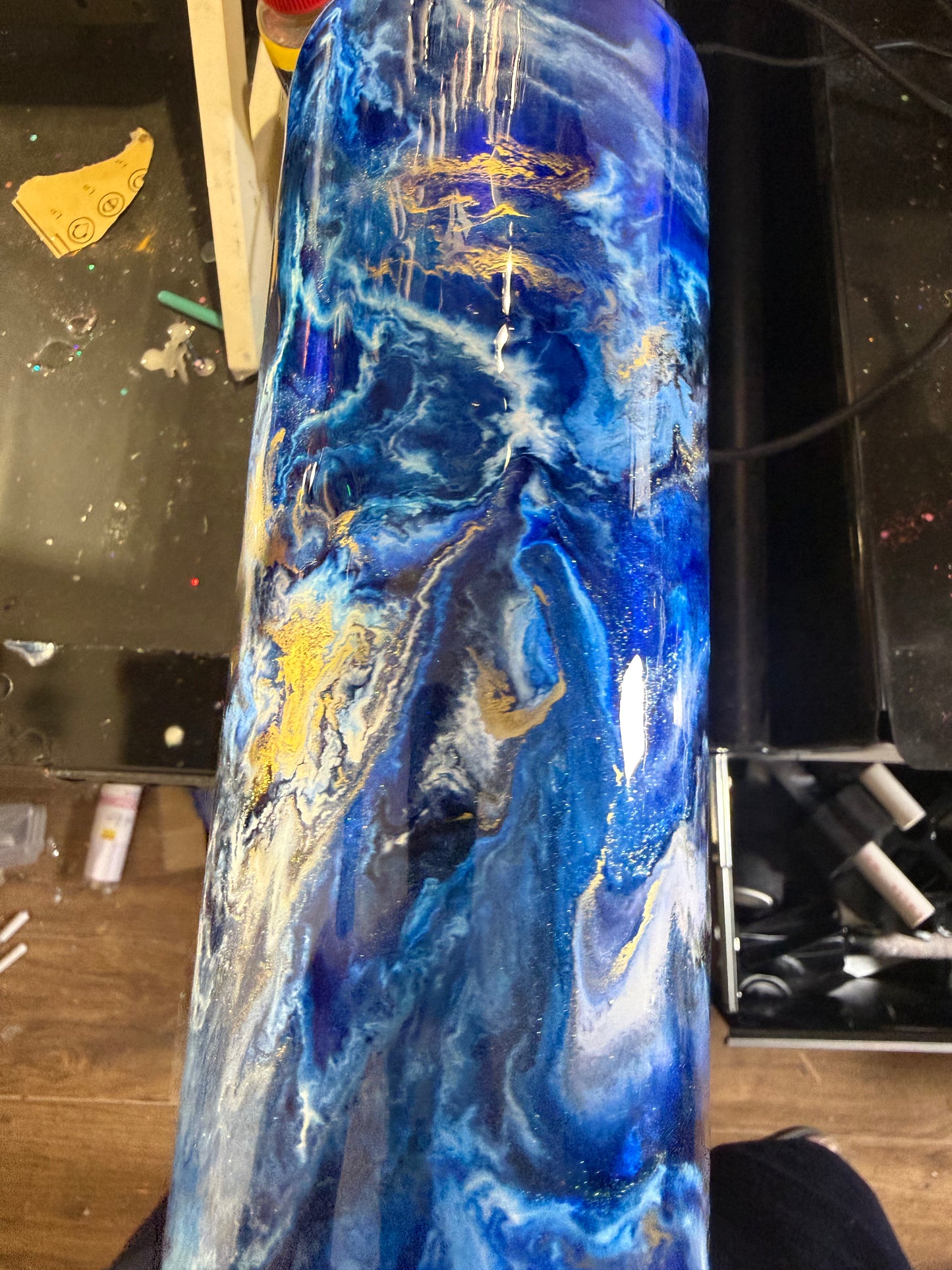 40oz Hydro Duo Blue Glow