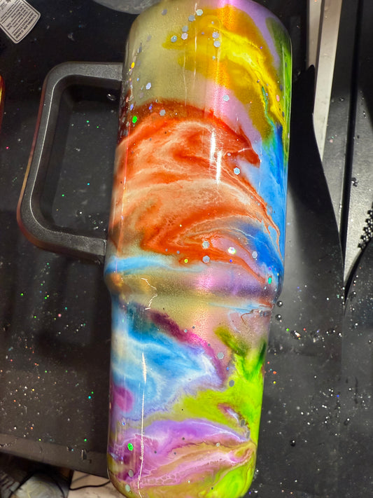 30oz Handle Glow Tumbler