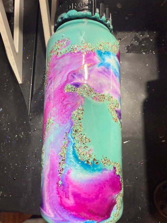 32oz Glow Mint Green Hydro Duo