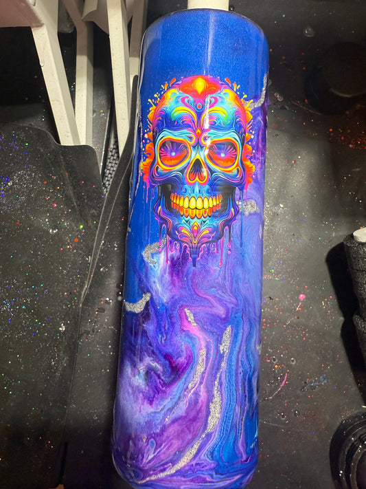 30oz Skinny Skull Tumbler