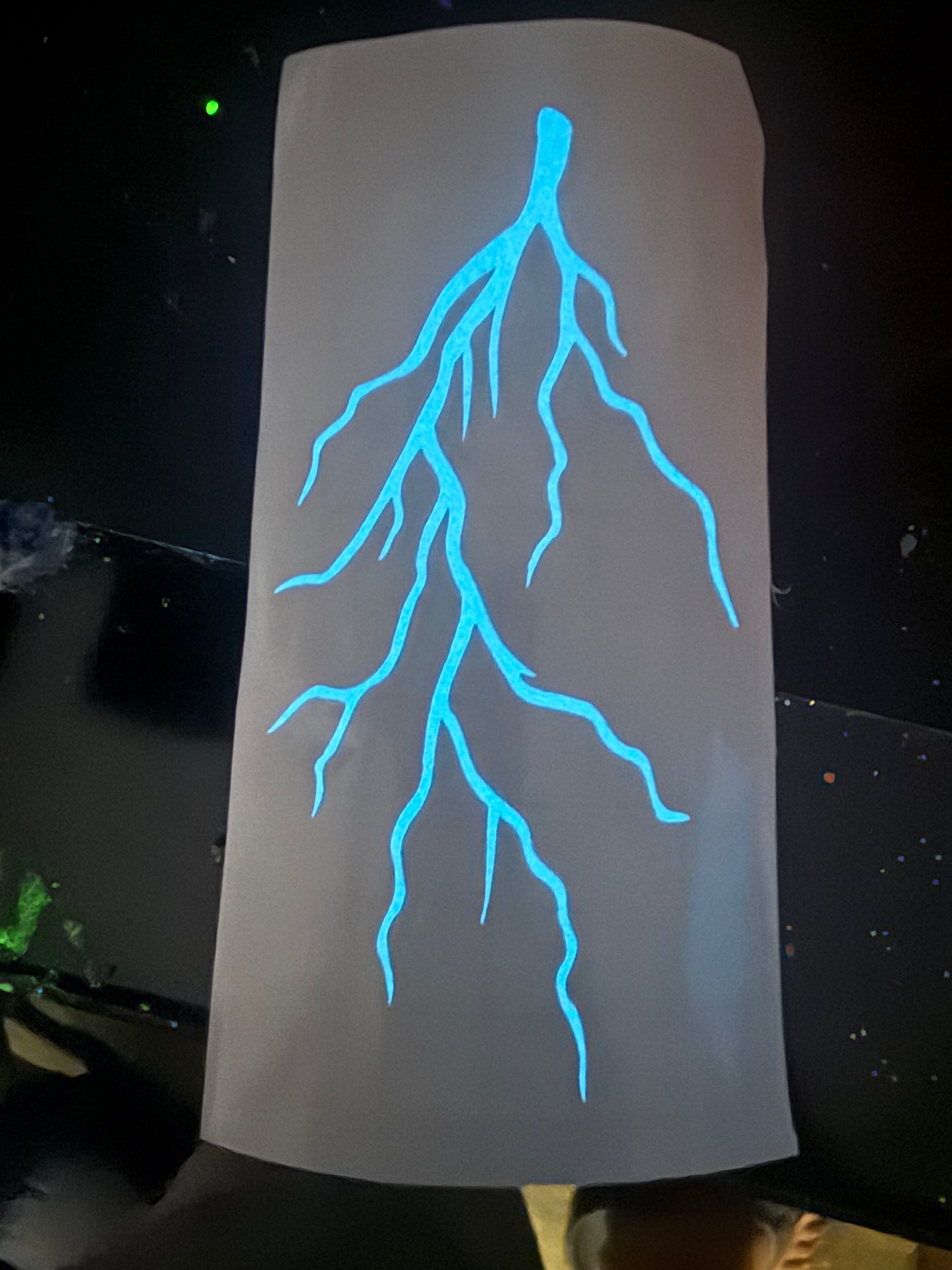 Glow Lightning 4" Vinyl Decal 4